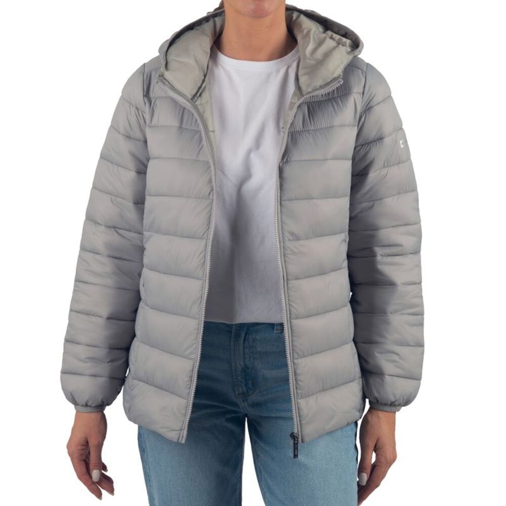 AlpineSwiss Womens Hooded Down Alternative Puffer Jacket Warm Light Bubble Coat